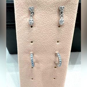 Two pairs of Swarovski Earrnings
